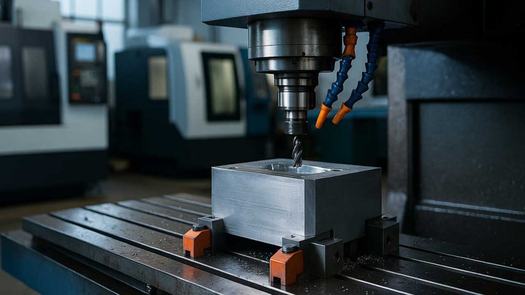 دستگاه فرز cnc تراشکاری ۳ محور عمودی